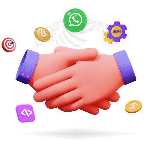 Handshake illustration